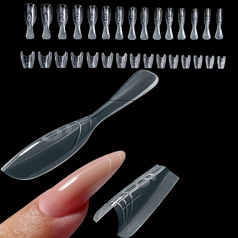 Resin Art Templates Free - 240 Pieces of Dual-Form Nail Forms