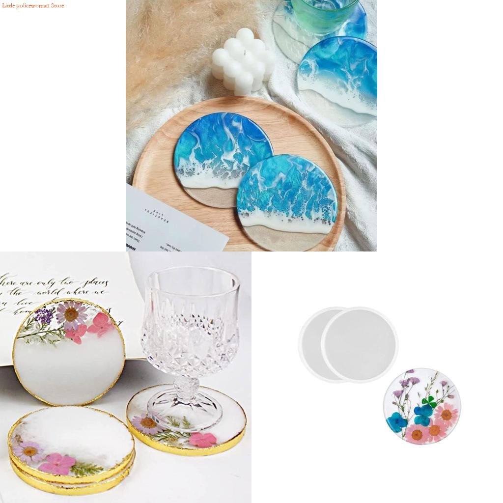 Resin Art Coasters - F92D Mold for Epoxy Resin Disc