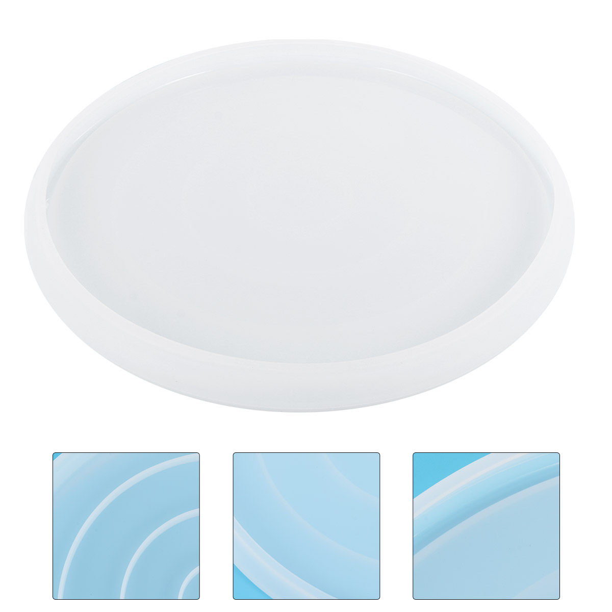 1Pcs Round Silicone Plate Mold - Resin Art Coasters review and price