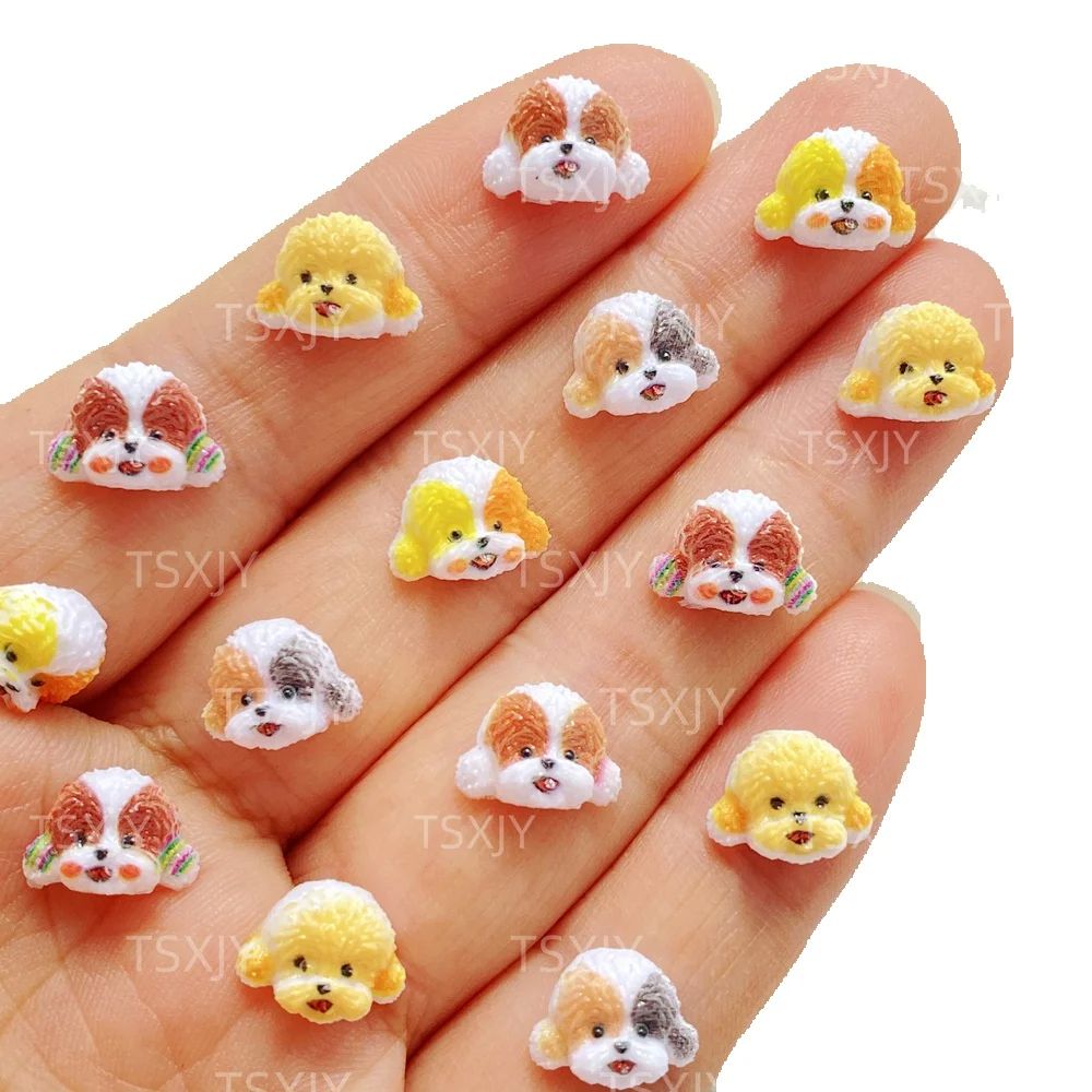 50Pcs Cute Mini Cartoon animal - Resin Art Design For Wedding review and price