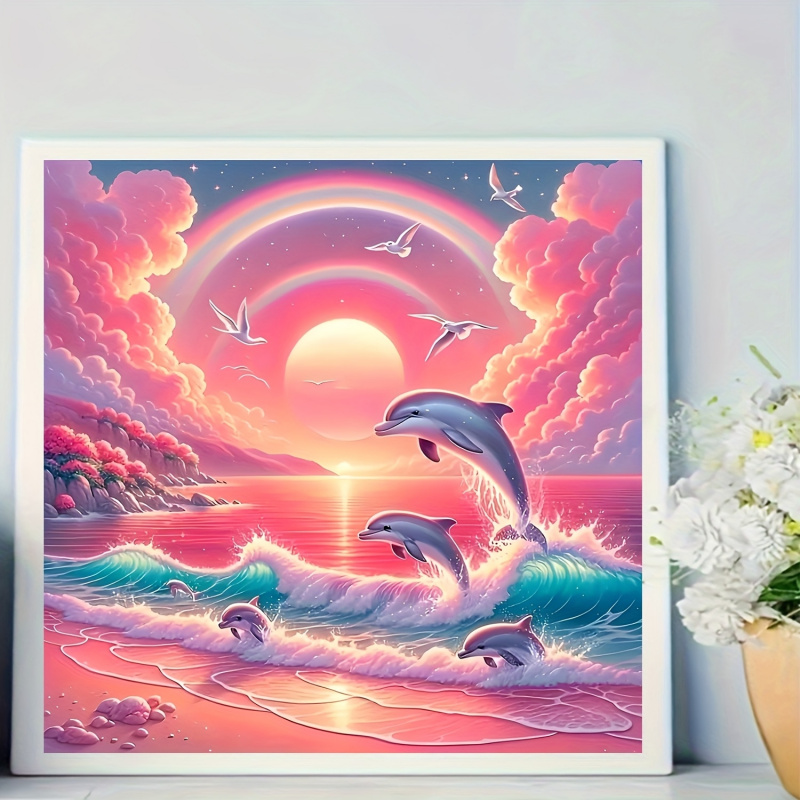 Diamond Painting Kit, Pink Sky - Resin Art Kit review and price