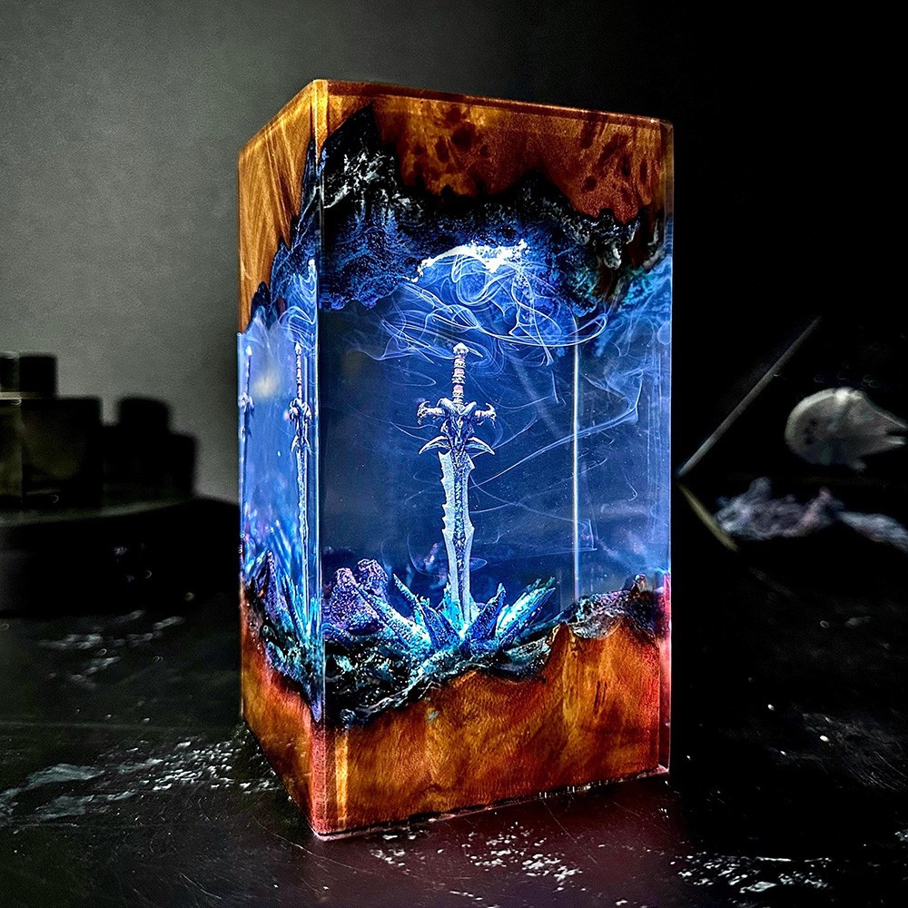 Magic Series Solid Wood Resin  - Resin Art Design For Wedding review and price