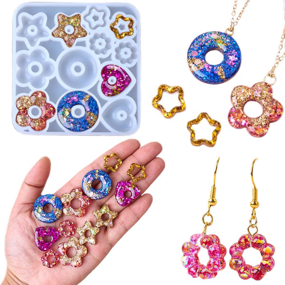 Multifuntional Jewelry Silicon - Resin Art Kit With Molds review and price