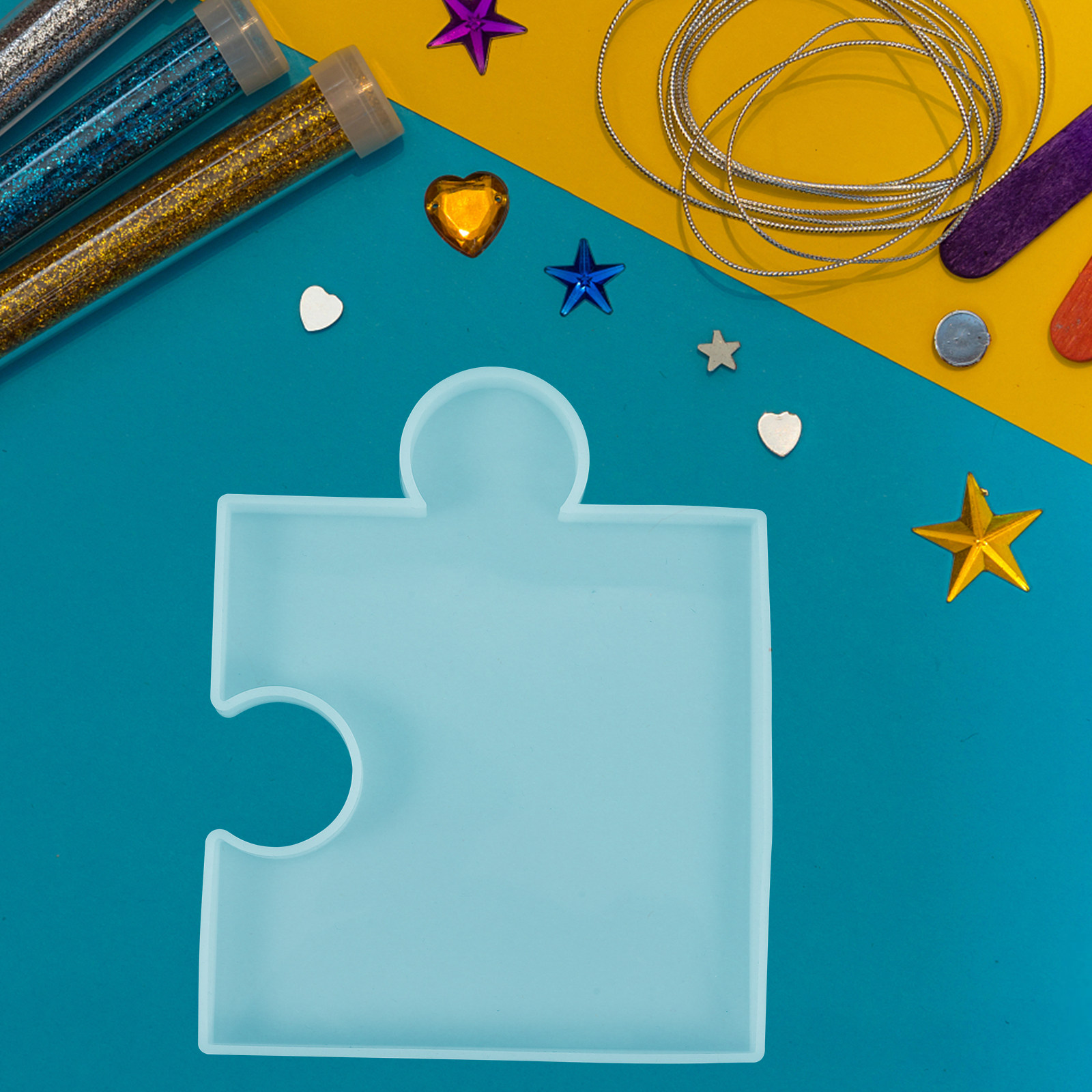 2Pcs Silicone Puzzle Coaster M - Resin Art Coasters review and price