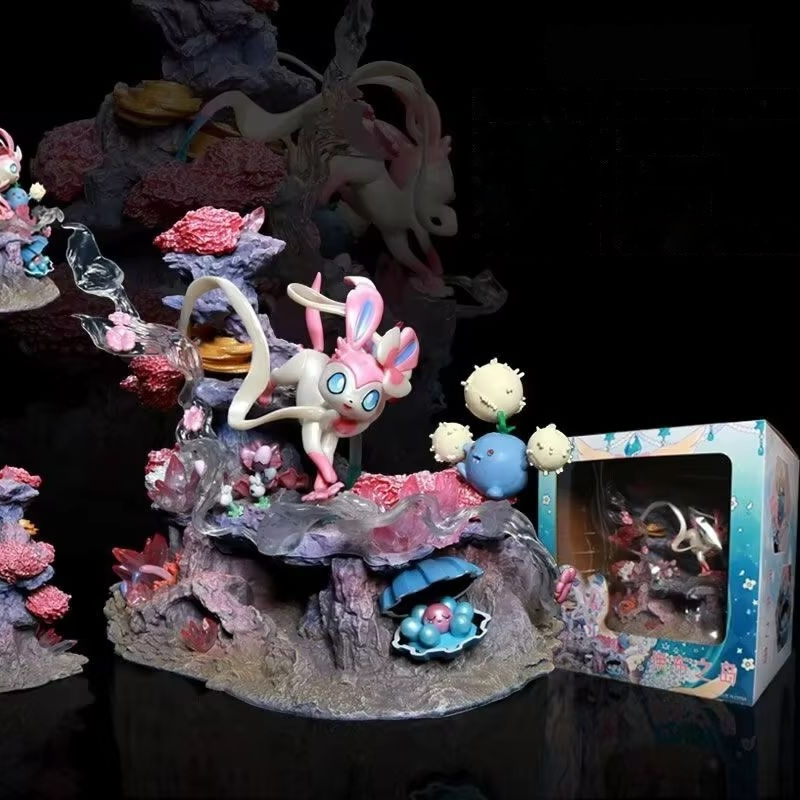 Gk Figure Sylveon Shroomish Cl - Resin Art Toys review and price