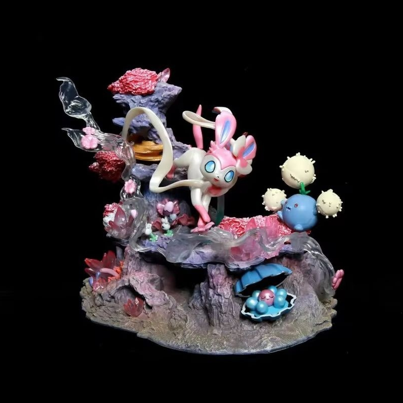 Gk Figure Sylveon Shroomish Cl - Resin Art Toys review and price