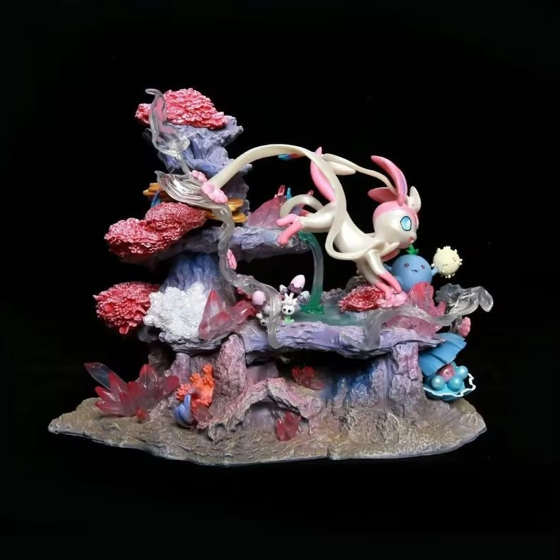 Gk Figure Sylveon Shroomish Cl - Resin Art Toys review and price