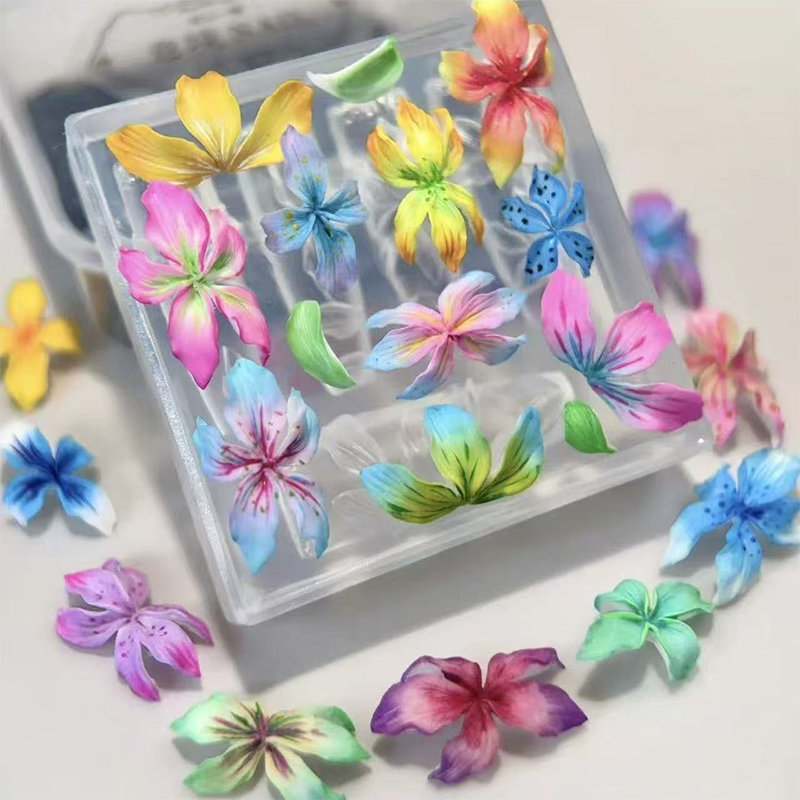 **1PC 3D Flowers Nail Mold DIY - Resin Art Templates Free review and price