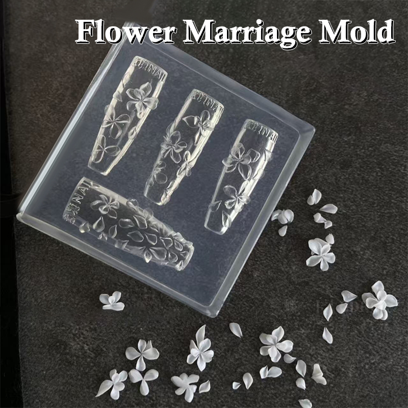 **1PC 3D Flowers Nail Mold DIY - Resin Art Templates Free review and price