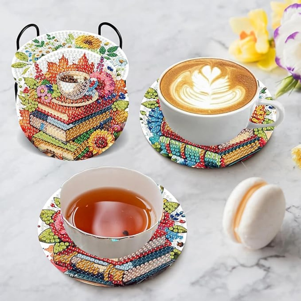8PCS/DIY Diamond Art Painting  - Resin Art Coasters review and price