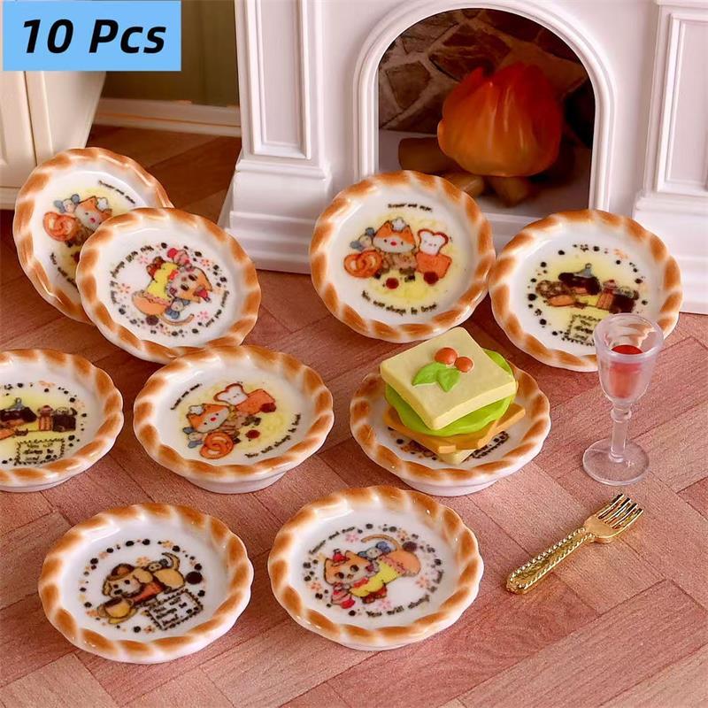 10Pcs/set Dollhouse Miniature  - Resin Art Toys review and price