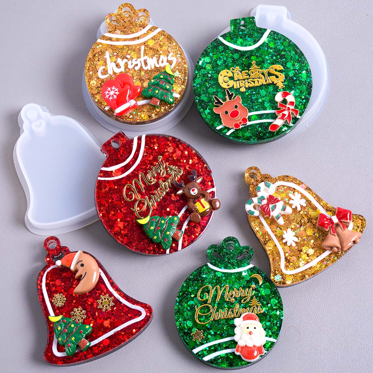 Xmas Tag Pendant Silicone Mold - Resin Art Kit With Molds review and price