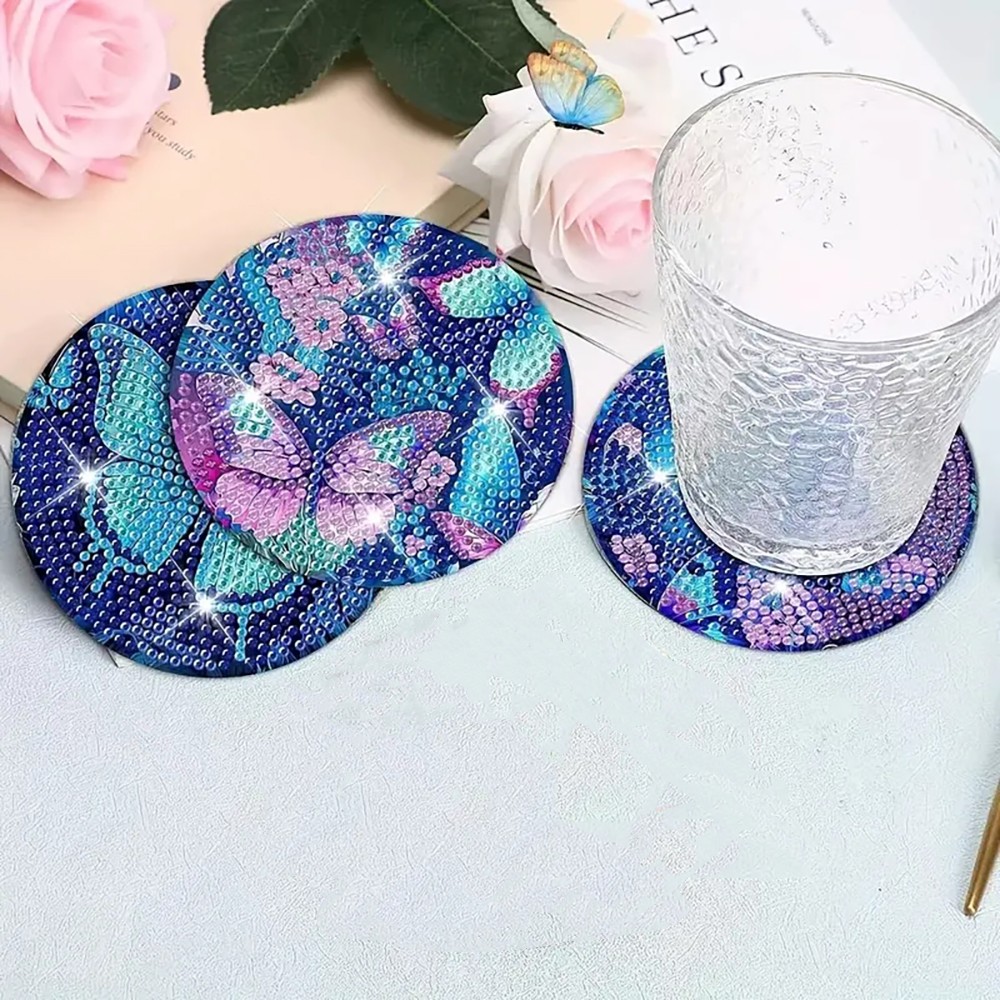 8 Diamond Art Painting Coaster - Resin Art Coasters review and price