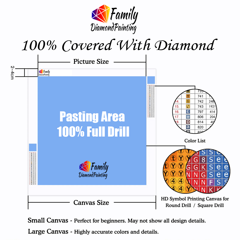 Diamond Painting Family Colorf - Resin Art Kit review and price