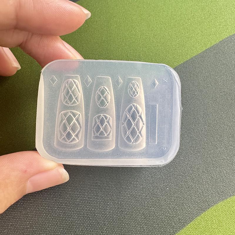 Portable Reusable Silicone Nai - Resin Art Templates Free review and price