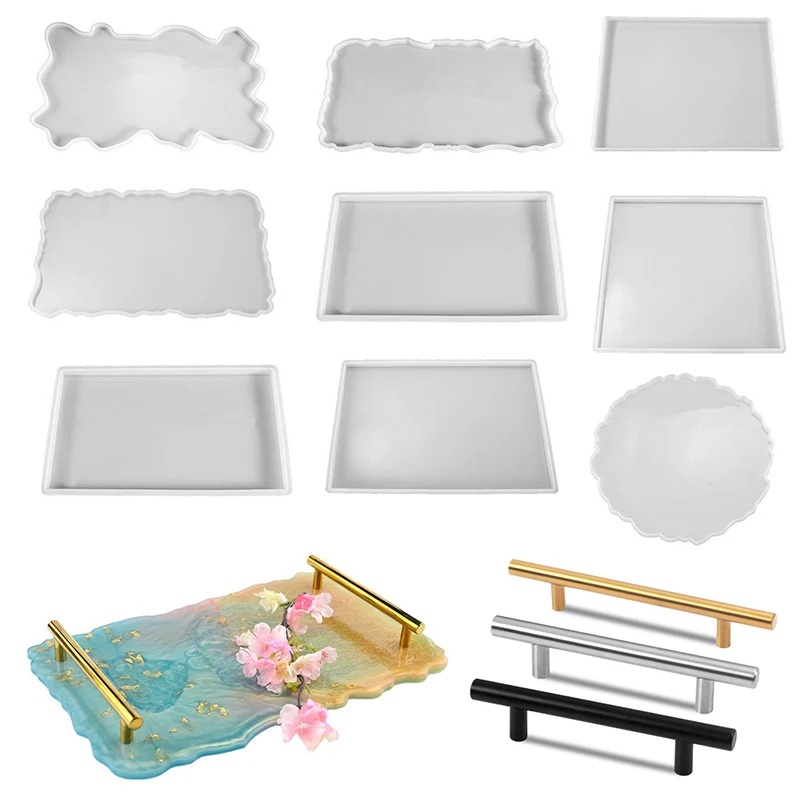 Tray Epoxy Resin Silicone Mold - Resin Art Coasters review and price