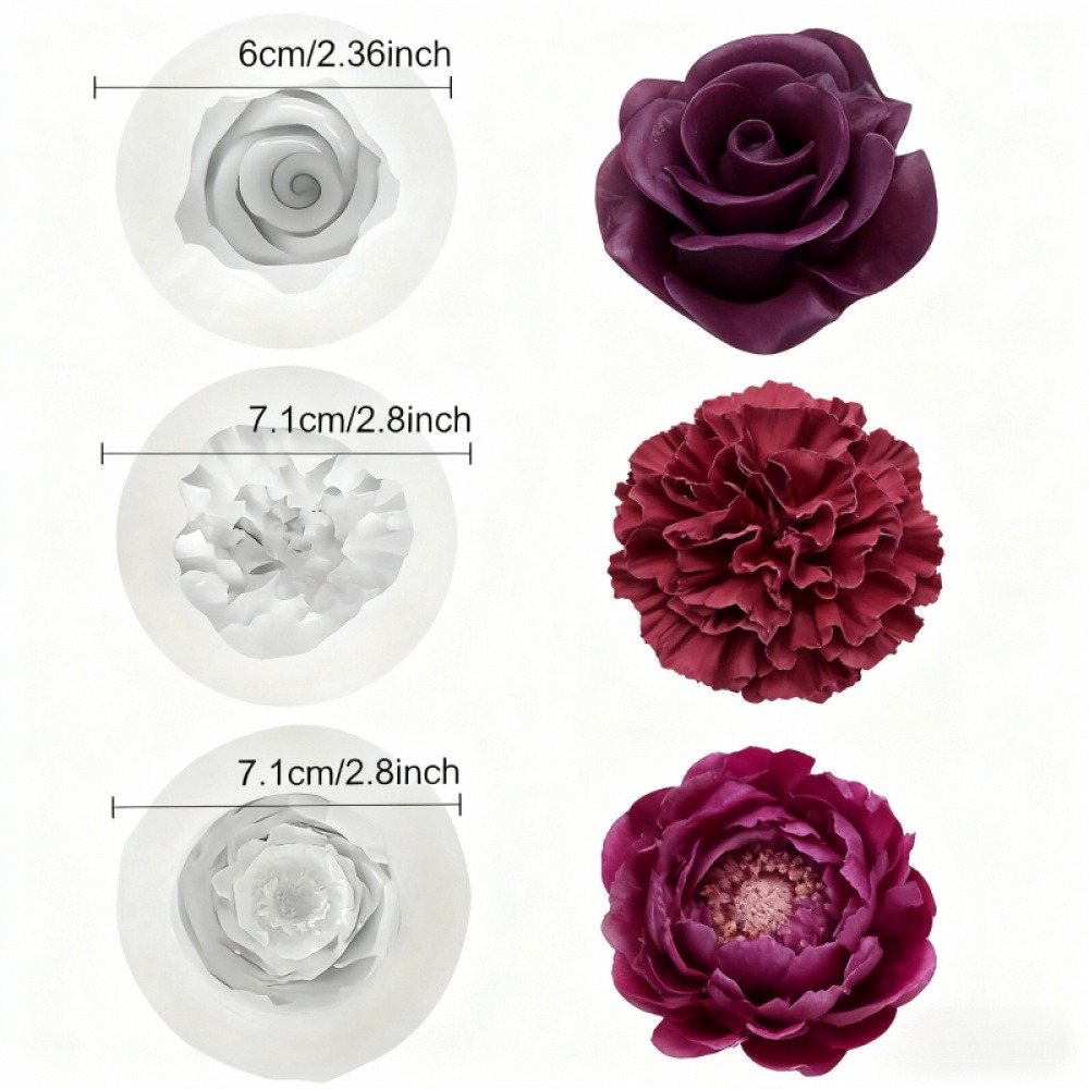 3-Piece Silicone Molds for Ros - Resin Art Design For Wedding review and price